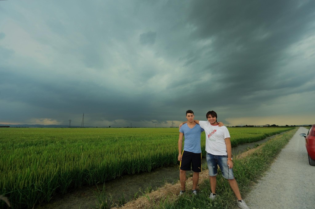 Jacopo e Andrea sotto una Super