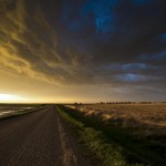 Sunset Shelf Cloud, Gettysburg South Dakota 10 May 2012